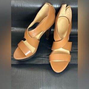 Michael Kors Tan Strappy Heels